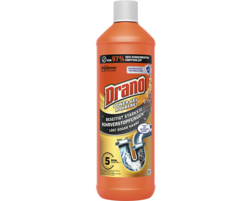 Drano Power Gel Rohrfrei Abflussreiniger