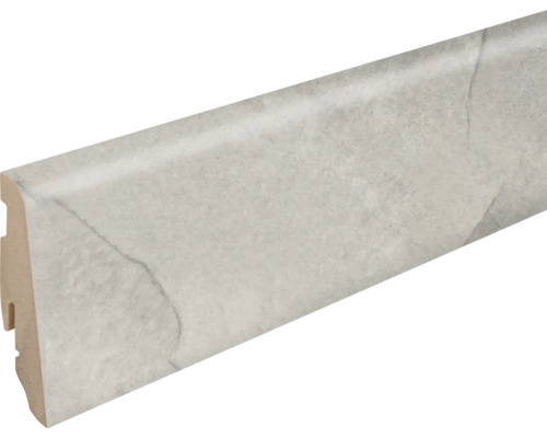 Sockelleiste FU060L1 Silverado Slate FOFA05P foliert 2400 x 58 x 19 mm Sockelleiste mit Marmoroptik