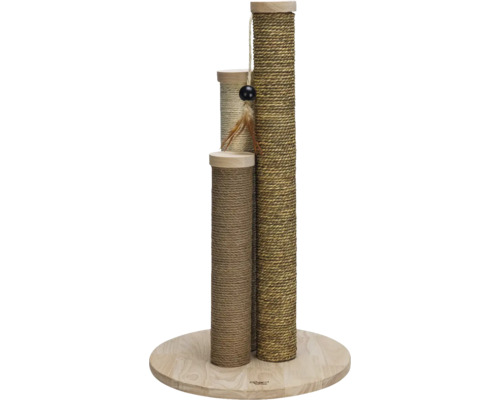 Kratzmöbel Designed by Lotte Kratzbaum Willa 40 x 40 x 60 cm für Katzen bis 7 kg Sisal, Jute, Seegras, Holz