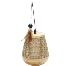 Katzenkratzbaum mit Spielzeug