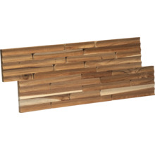 Holzverblendung aus Teakholz