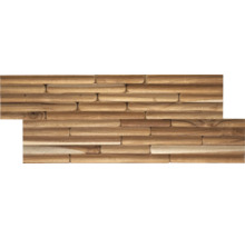 Wandverkleidung aus Holzpaneelen