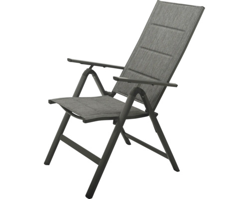 Gartenstuhl mit Armlehnen und verstellbarer Rückenlehne