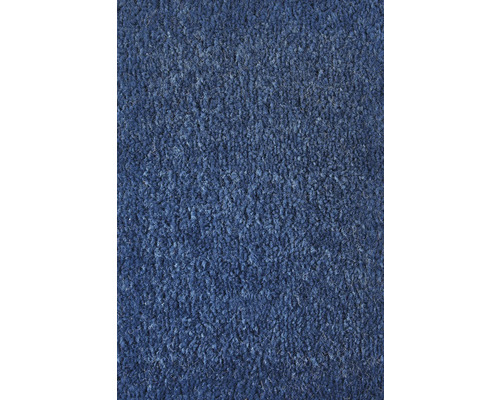 Teppichboden Velours Ines blau FB84 400 cm breit (Meterware) Blauer Teppichboden