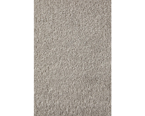 Teppichboden Velours Ines grau FB73 400 cm breit (Meterware) Nahaufnahme eines grauen Teppichs