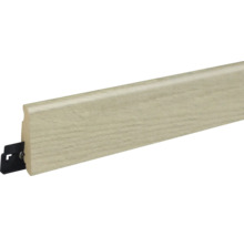 Sockelleiste mit Befestigungsclips