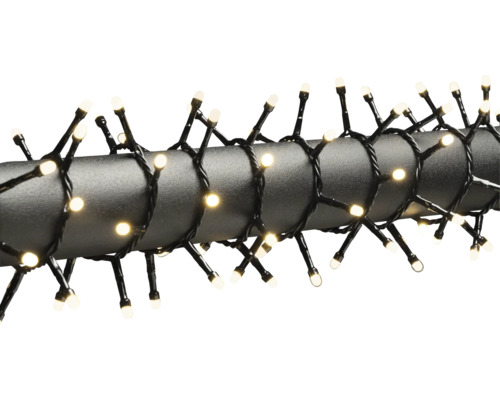 LED Lichterkette Konstsmide 13,8 m + Zuleitungslänge 5 m 600 LEDs Lichtfarbe warmweiß Lichterkette mit warmweißen Lichtern auf einer Stange