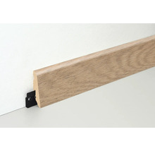 Sockelleiste aus Holz mit Befestigungsclip