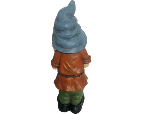 Gartenzwerg Figur Rückansicht