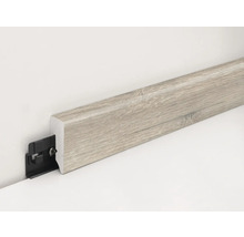 Sockelleiste mit Clipbefestigung für Bodenbeläge