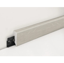 Sockelleiste mit Clipbefestigung an einer Wand