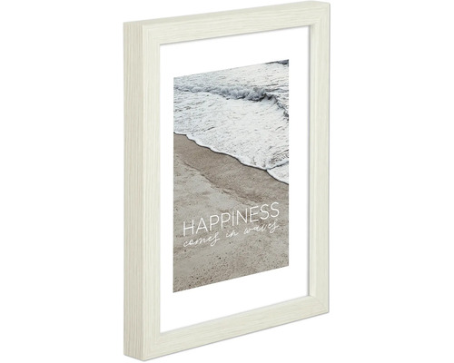 Bilderrahmen mit Passepartout und Wellenmotiv