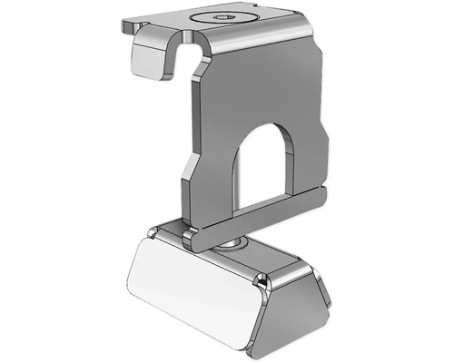 Aussenklemme inkl. Schraube für Betonhalterung für Photovoltaikanlagen Pack = 4 St Metallischer Träger für die Montage