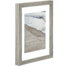 Holzbilderrahmen mit Passepartout und Strandmotiv