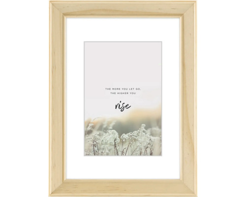 Holz Bilderrahmen mit Papierbild