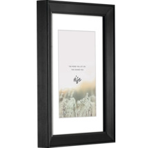 Schwarzer Bilderrahmen mit Motiv