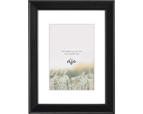 Gerahmtes Poster mit dem Text The More You Let Go, The Higher You Rise