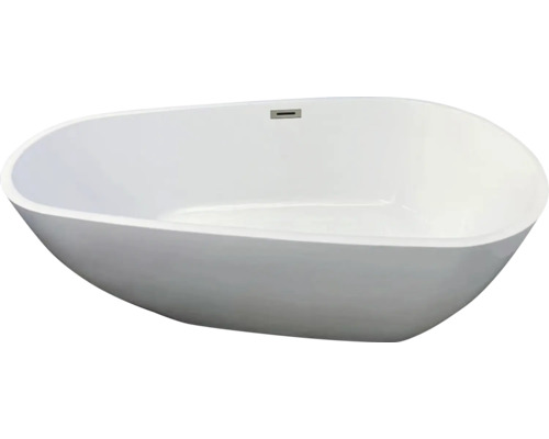 Freistehende Badewanne Sanotechnik Chicago 170x75x56 cm weiß glänzend