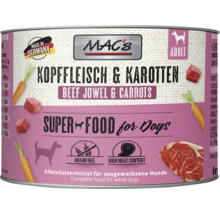 Mac''s Hundenassfutter mit Rind und Karotten für ausgewachsene Hunde
