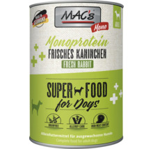 MAC''s Monoprotein Hundefutter mit frischem Kaninchen für ausgewachsene Hunde