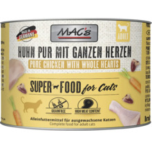 MAC''s Katzenfutter Huhn Pur mit ganzen Herzen für ausgewachsene Katzen