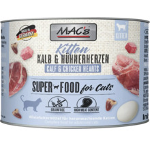 Mac''s Kitten Katzenfutter Kalb und Hühnerherzen