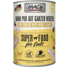 MAC''s Katzenfutter Huhn pur mit ganzen Herzen in Dose, getreidefrei, hoher Fleischanteil