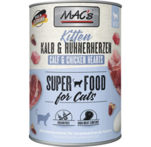 MAC''s Katzenfutter Kitten Kalb und Hühnerherzen Dose