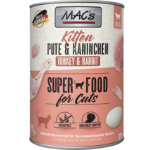 MAC''s Katzenfutter Kitten Pute und Kaninchen in Dose