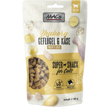 MAC''s Shakery Katzensnack mit Geflügel und Käse, 60 Gramm Packung