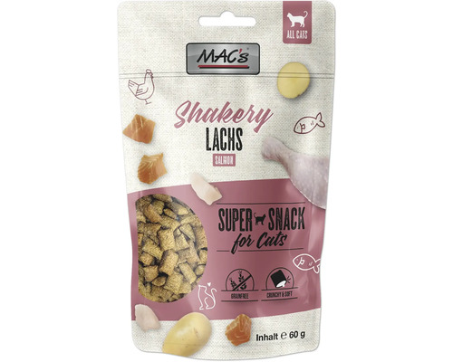 Katzensnack MAC´s CAT Shakery Salmon 60 g Lachs getreidefrei