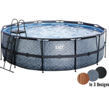 Aufstellpool mit Leiter und drei Designvarianten
