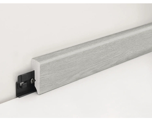 Sockelleiste mit Befestigungsclip für eine einfache Installation