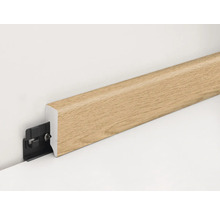 Sockelleiste mit Clipbefestigung an der Wand