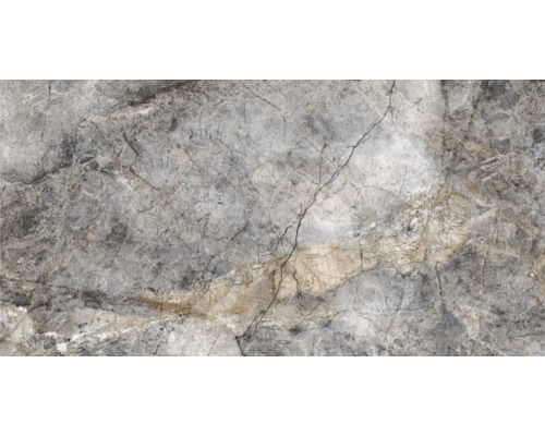 Graue Marmorfliese mit natürlicher Maserung