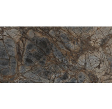 Detailaufnahme einer Steinplatte mit Marmormuster