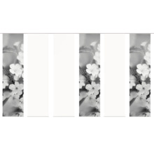 Schiebegardine mit Blumenmuster