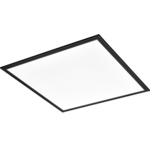Quadratische LED-Deckenleuchte mit schwarzem Rahmen