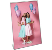 Tischrahmen mit Foto von zwei Mädchen mit Ballons