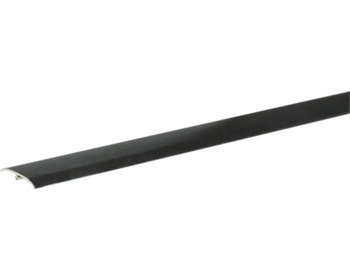 Übergangsprofil Dowel Fix Nr. 6 ummantelt anthrazit 2700x37x6 mm Bodenprofil aus Metall