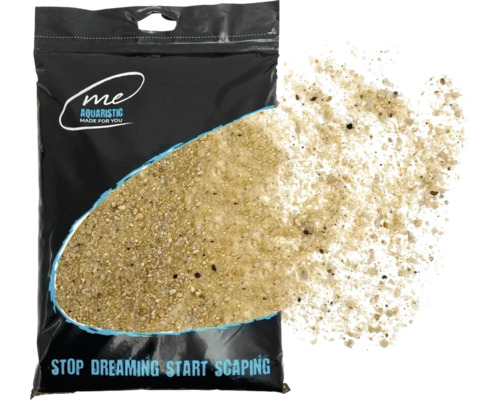 Aquariumsand Me Nature Me Nature Sunrise Sand, 0,1-4 mm 3 kg Aquascaping, Biotop Aquarium