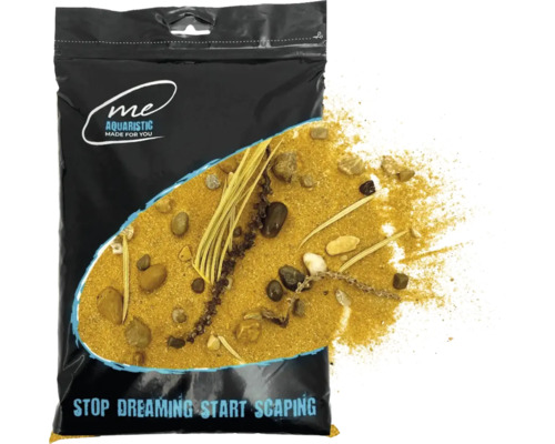 Aquariumsand, Aquariumdekoration Me Nature Me Nature World Habitat Delta 3 kg Aquascaping, Biotop Aquarium