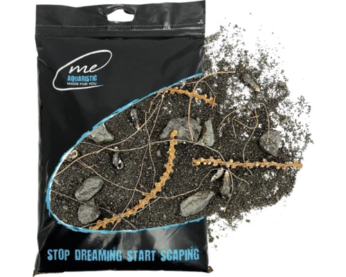 Aquariumsand, Aquariumdekoration Me Nature Me Nature World Habitat Volcano 2,8 kg Aquascaping, Biotop Aquarium