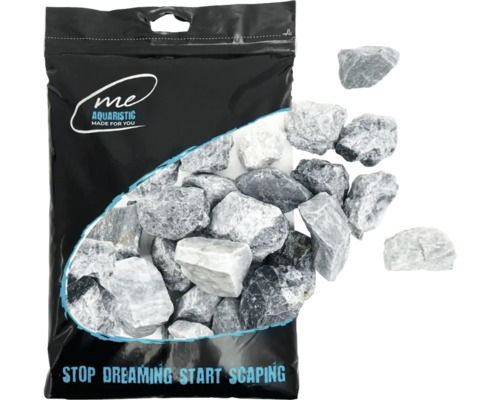 Aquariumdekoration Me Nature Me Nature Nano Detail Silver Stone 3 kg Aquascaping, Biotop Aquarium