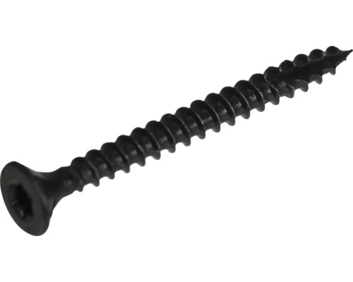 Schraube Spanplattenschraube Senkkopf I-Stern Vollgewinde Ø 4 x 30 mm schwarz 100 Stück