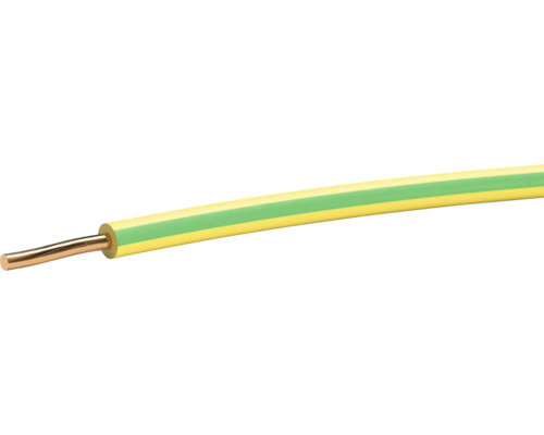 Aderleitung H07V-K 1 x 16 mm² 5 m, grün/gelb