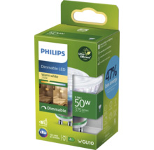 Philips LED Leuchtmittel, dimmbar, warmweiß, 50 Watt in Verpackung