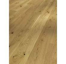 Verlegter Holzboden aus Eiche