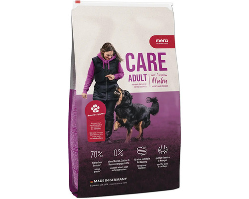 Hundefutter trocken mera CARE Adult Huhn 10 kg
