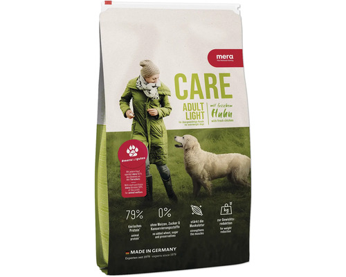 Mera Care Adult Light Hundetrockenfutter mit Huhn im Futtersack